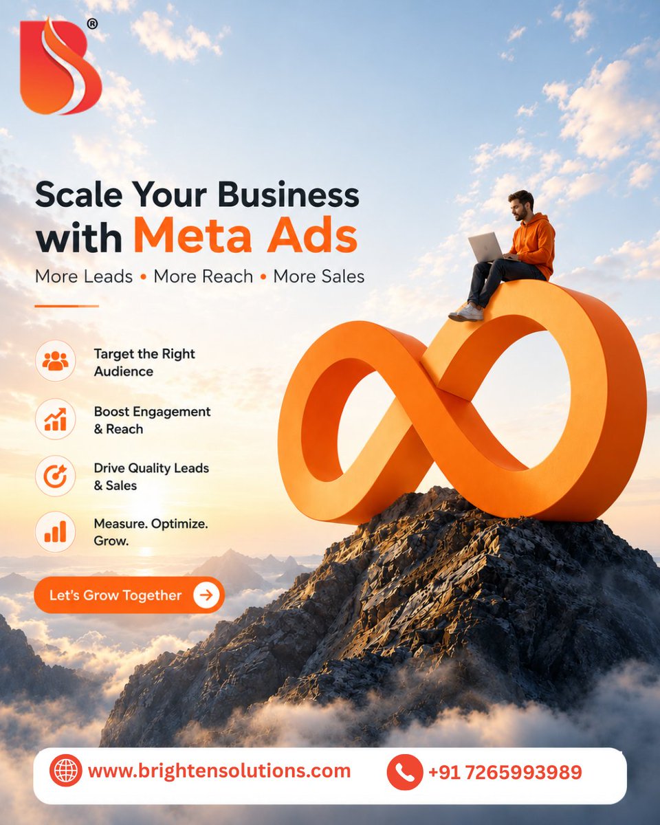 BrightenSoluti1's tweet photo. Scale Your Business with Meta Ads .
.
.
📞 +91 72659 93989
🌐 https://t.co/SW3OnwzyWf

Let's build your digital success together!

#viralreelschallenge #BrightenSolutions #metaads #webdevelopment #itservices https://t.co/vtTbxJeGbq