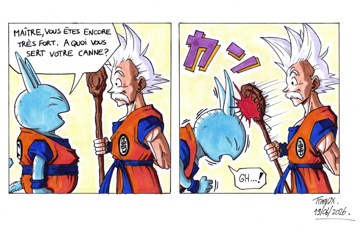 treevax's tweet photo. Allez, puisque c'est la journée pour "Old Man Gokû"... hop !  

#Fanart #NekoMajinZ #Goku https://t.co/ZTXG6XYuLZ