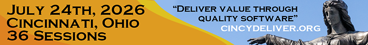 samidip's tweet photo. Looking forward to speaking at Cincy Deliver.
Late July. Lots of tech content. 
Value through quality software &amp; AI. 
Come join: https://t.co/Ivi9xGBoof https://t.co/3VrSZVCZR4