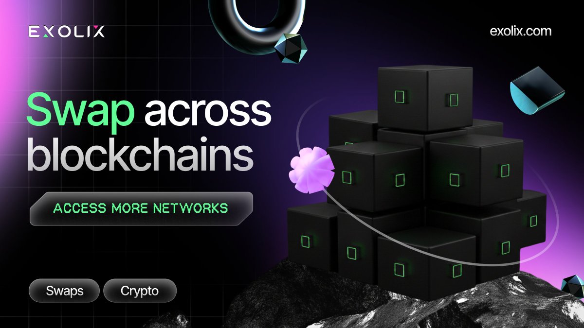 exolix_com's tweet photo. 🌊 Crypto moves across chains every day, and getting from one network to another shouldn't slow you down. 

Exolix lets you swap across multiple blockchains with competitive rates and access to 4M+ exchange pairs.

Start your next swap: https://t.co/VwygmyVZyJ https://t.co/bqlcraUSyc