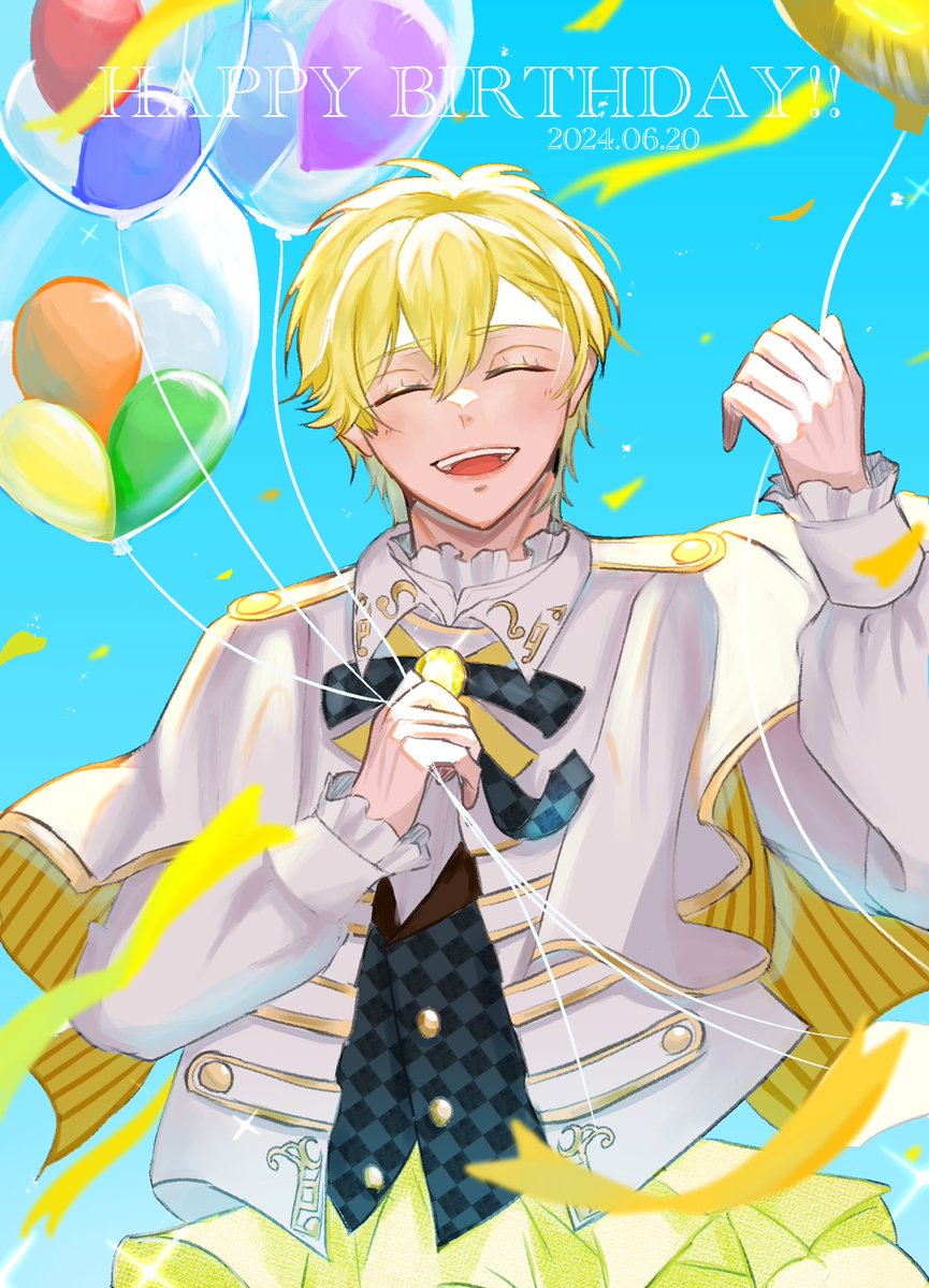 aonoriaosa_sa's tweet photo. 誕生日おめでとう💛
(前垢過去絵再掲)

 #六弥ナギ誕生祭2026
 #六弥ナギ生誕祭2026 https://t.co/6vif1ZqGzC