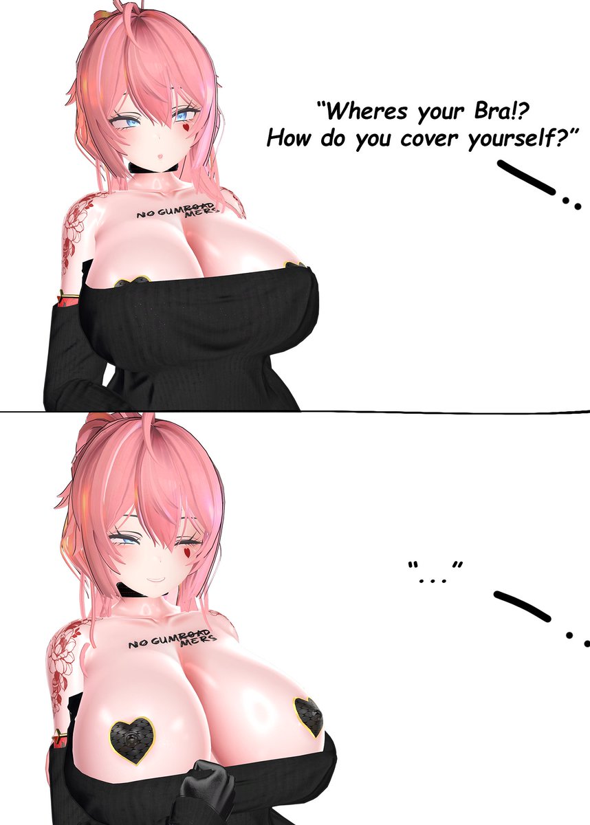 JunniVR's tweet photo. What's a Bra? https://t.co/frvr7So6wc