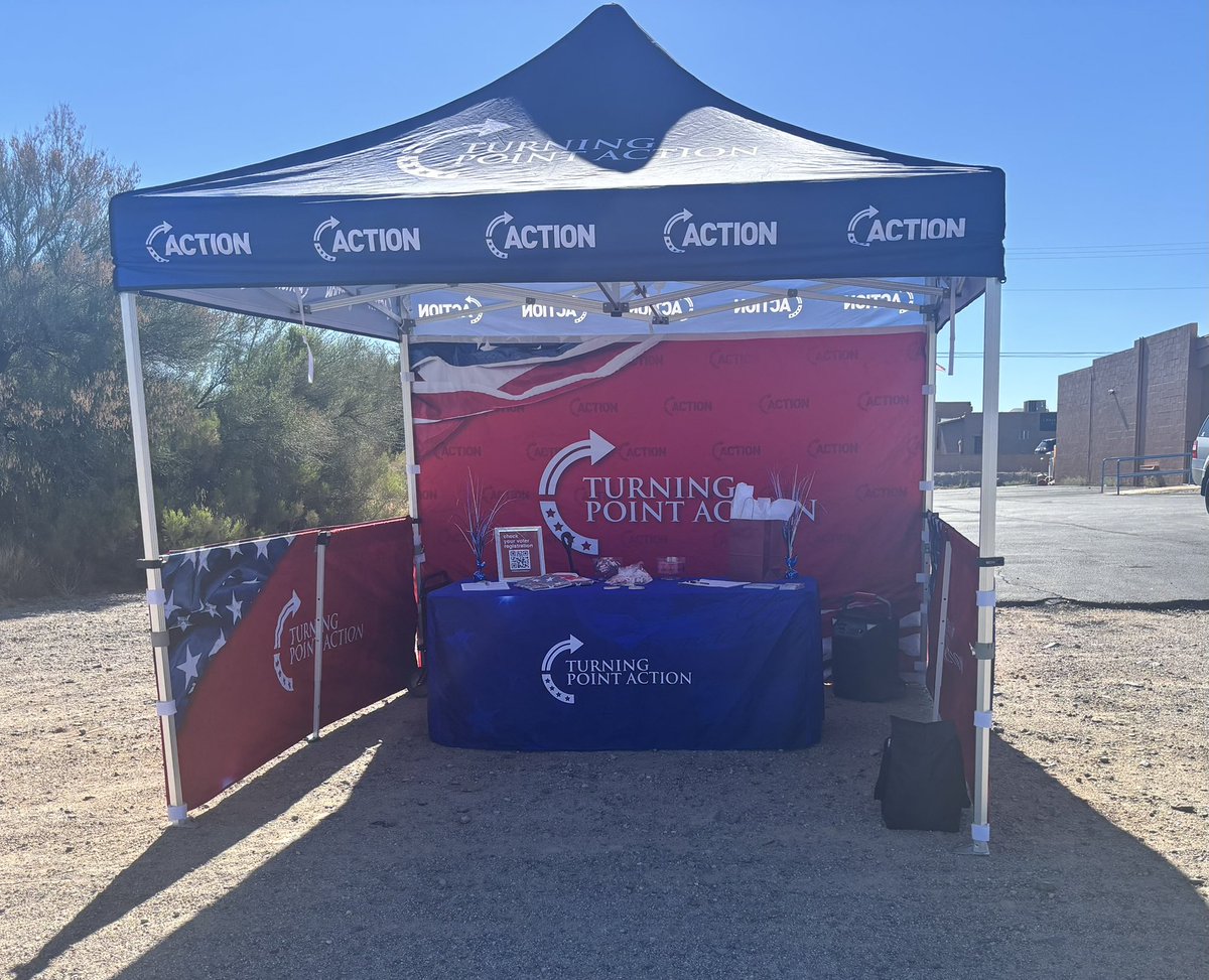 KPruett1776's tweet photo. All set up with @TPAction and ready to knock, rock and roll in Corona de Tucson! https://t.co/d90DRDGPnO