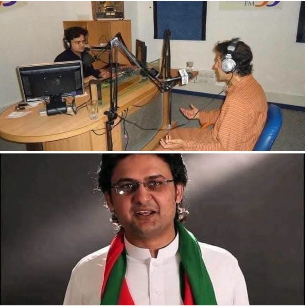 nawazsforce's tweet photo. فیصل جاوید خان" 

یہ شخص اسلام آباد کے ایک پرائیویٹ ریڈیو چینل پر رات کے شو "پبلک بولتی ہے" کی میزبانی کرتا تھا۔

آجکل یہ اور انکی زوجہ 3 ارب پتی کمپنیوں کے مالک ہیں۔ یہ کیسے ممکن ہوا؟ 

اس کا کڑا احتساب ہونا چاہیے. https://t.co/BDIa52qvRo