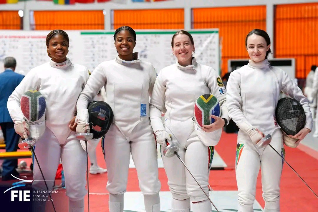 WitsSport's tweet photo. A huge congratulations to Sacha McCabe for proudly flying the South African flag on the international stage at the 2026 Senior African Fencing Championships 🇿🇦
8th place - Senior Women's Foil
Silver medal - SA Senior Women's Epee Team

#WitsSport 
#witsfencing https://t.co/cCpX8ASHqr