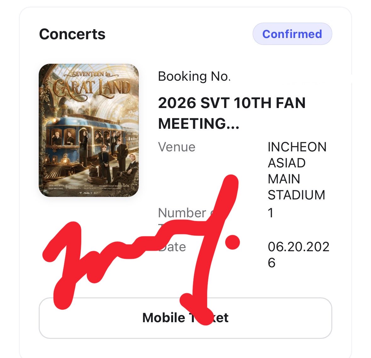 jieunplaylist's tweet photo. finally got to settle down a bit today… vv late post but thank you @ticketcoups for securing my d1 tix in the early morning 🥹🥹 #ticketcoupsecured https://t.co/4J5NolSUb1