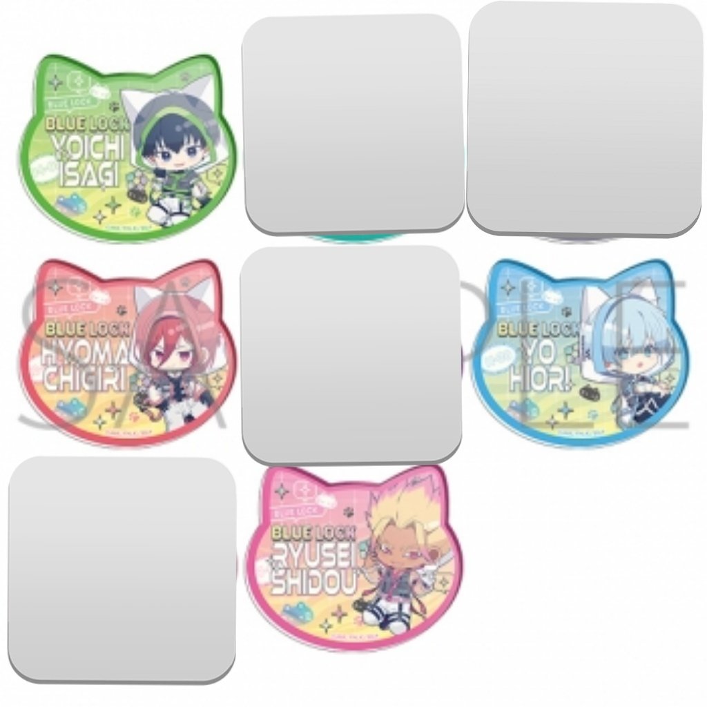 kaze_rinn's tweet photo. ブルーロック　Cyber Cat
譲)潔、千切、氷織、士道
求)定価＋送料(1100円毎に特典付)

それぞれ1BOX予約済み
キャラ毎(缶バッジ①、オーロラ箔カード①セット、アクリルバッジ①)で特典2枚お付けします(店舗は要相談)

お支払い→ゆうちょ、みずほ銀行(イオン、三井住友)のみ対応

↓ https://t.co/HxrTfcRsHp