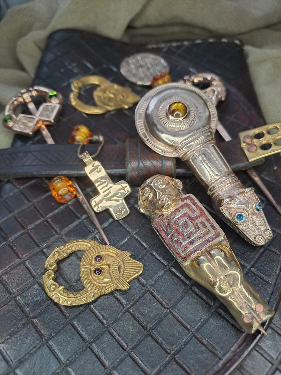 caledonianforge's tweet photo. I have made some new treasures! All based on early medieval artefacts found across Britain and Ireland. Not had a huge amount of time for photos and new listings this week but will try and have these uploaded over the weekend! https://t.co/PlJpMNfdHg