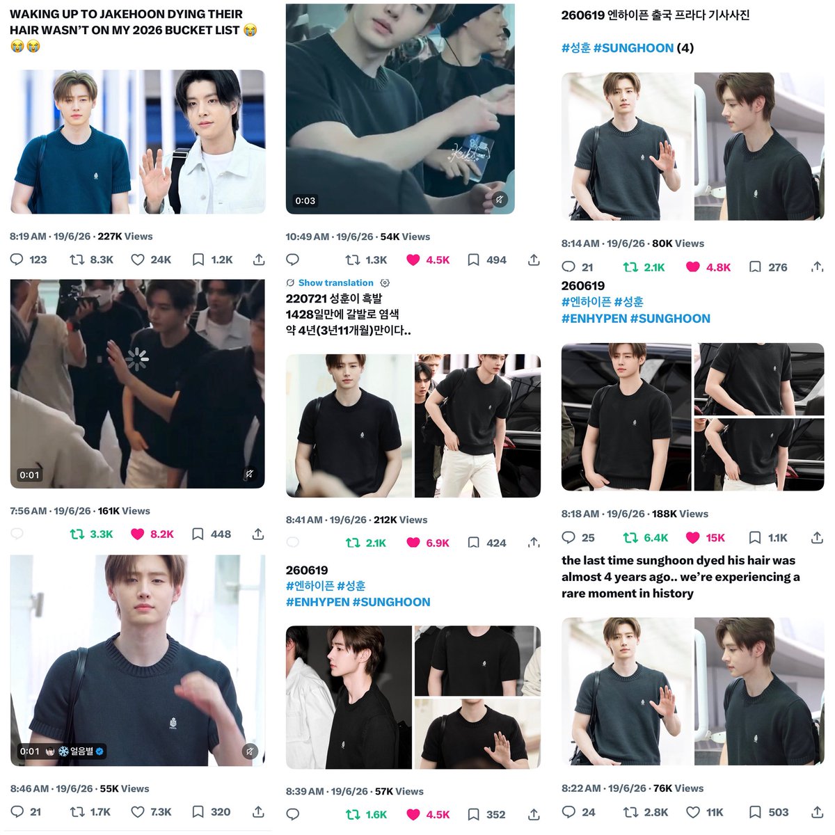 psh_chartmaster's tweet photo. [INFO] #SUNGHOON getting attention for his new brown ash hair color on X, Rednote and Tiktok with multiple engagements for his refreshing look

#성훈 #박성훈  #ENHYPEN_SUNGHOON   #엔하이픈_성훈  #ENHYPEN  #엔하이픈 https://t.co/ocy7aLwB7Y