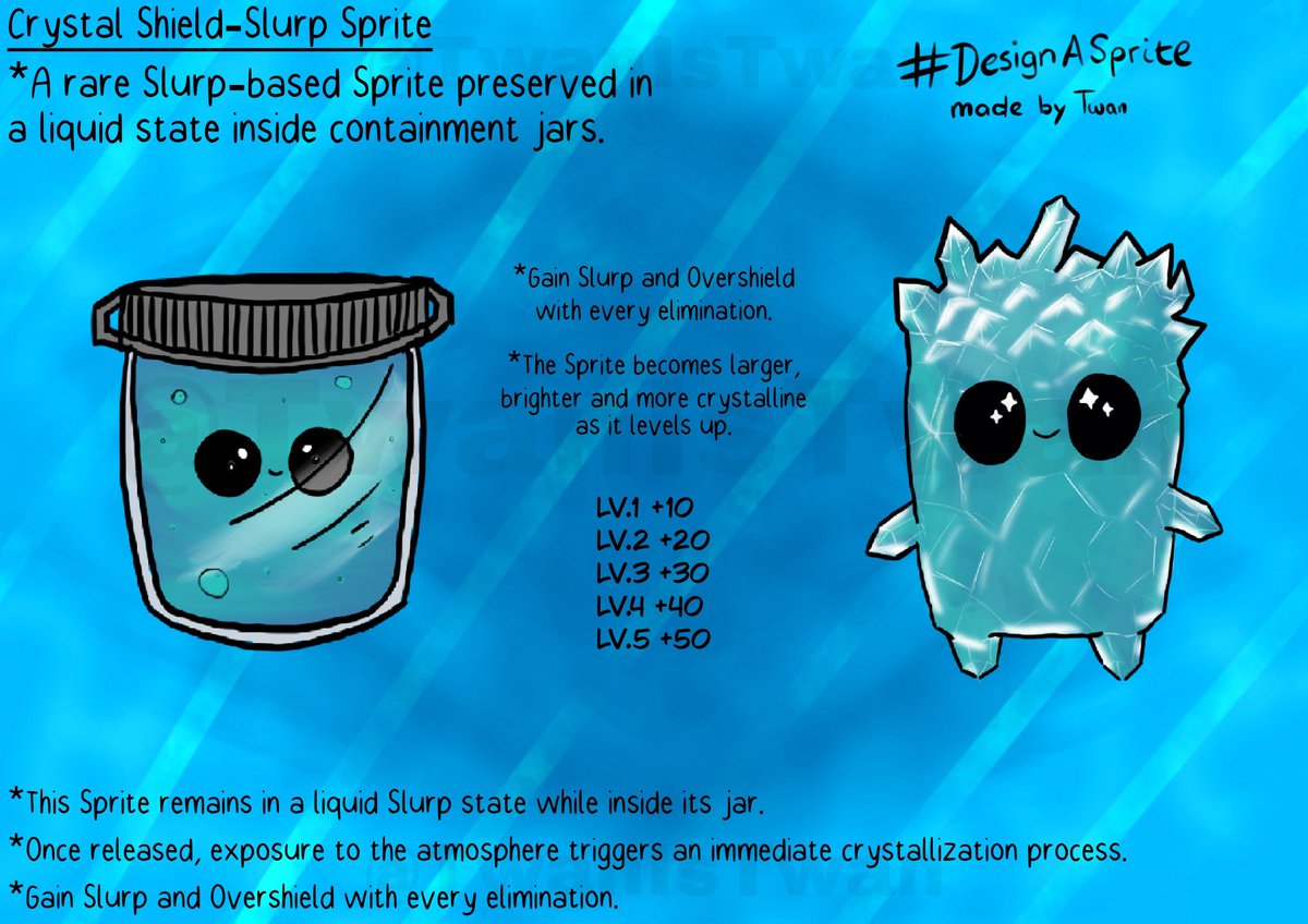 TwanIsTwan's tweet photo. @Fortnite 💎 Crystallized Shield - Slurp Sprite #DesignASprite Submission

🔥 Once released from the Jar the crystallization process begins!

A quick remake of my old design!

#Fortnite #FortniteArt #Art #Concept #FortniteConcept #FortniteSprite #SpriteRunnersNetwork #NoAI https://t.co/S0IupNvHCE
