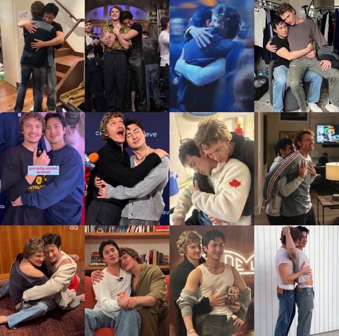 _ignorant_slut's tweet photo. when pics of hudcon being all over each other start dropping from s2 set and solos still commenting "free hudson and connor, they are so miserable w each other" just know I won't fall for their delusions https://t.co/HGvIFGKsh6