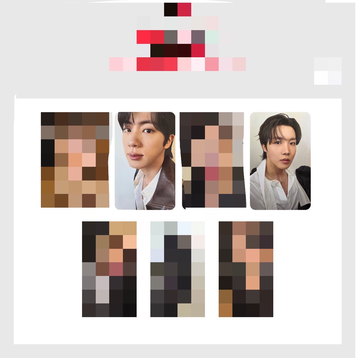rubydealkr's tweet photo. กดแล้ว / ไม่พร้อมส่ง 

ว่าง จิน / เจโฮป เมมละ 2 ใบ
— ราคา 350฿ 

#ตลาดนัดบังทัน #การ์ดจิน #การ์ดเจโฮป https://t.co/OfmJdfwSKi