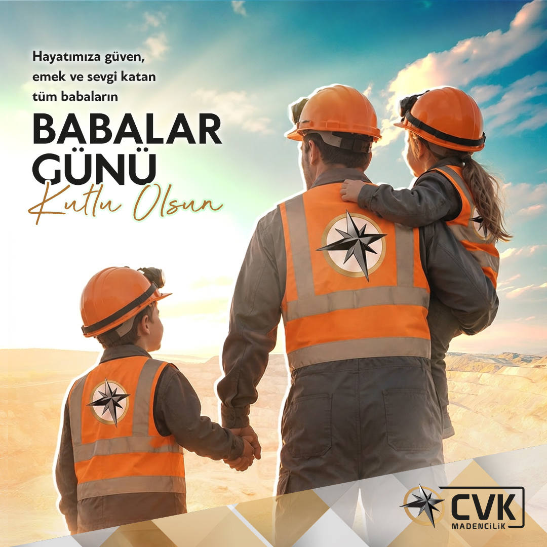 cvkmadencilik's tweet photo. Hayatımıza güven, emek ve sevgi katan tüm babaların Babalar Günü kutlu olsun.
 
#CVKMadencilik #BabalarGünü #BabalarGünüKutluOlsun https://t.co/a79GVduYhe