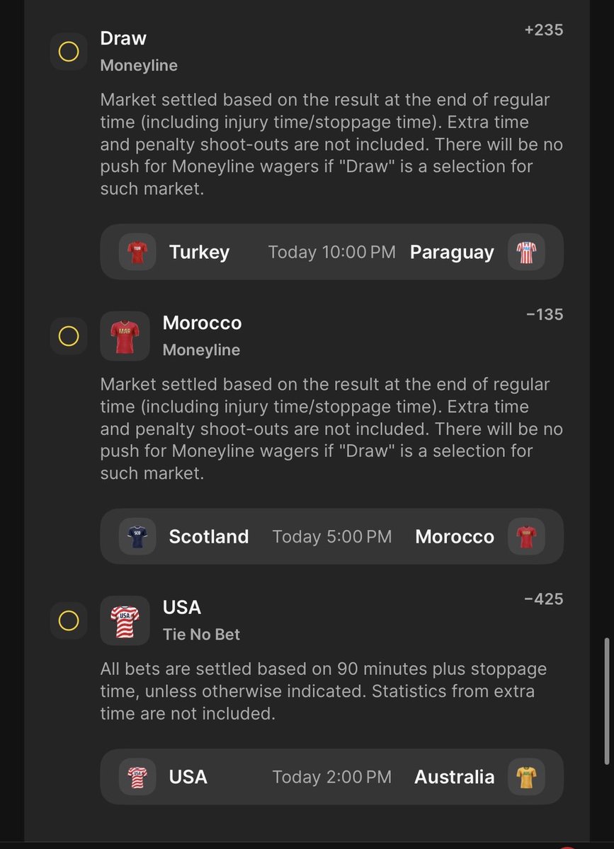 BearsBets33's tweet photo. WORLD CUP LOTTO! Longshot parlay…..📈 #LetsEat 🐻💰 https://t.co/9vhnpGKV1Z