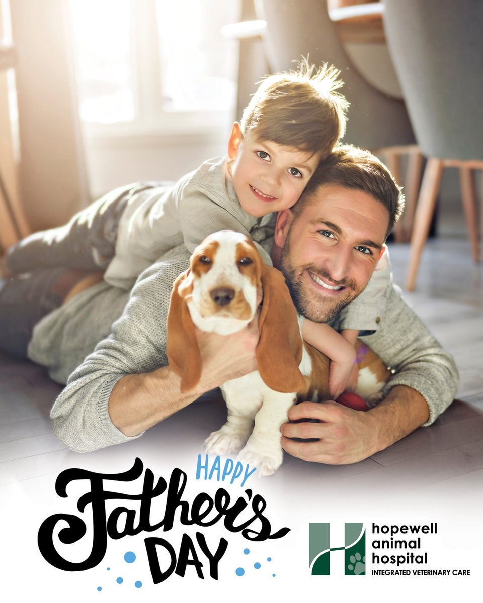 HopewellAnimal's tweet photo. 👔🐾 Happy Father's Day! 🐾👔

Wishing all the amazing dads and pet dads a day filled with joy, love, and special moments. 🐶🐱💙

#HappyFathersDay #PetDad #DogDad #CatDad #HopewellAnimalHospital 🐾 https://t.co/4M2nZSvXkI