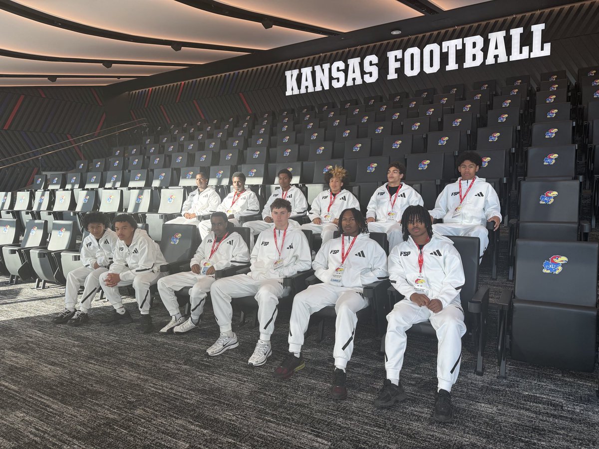 TFordFSP's tweet photo. Big s/o to @CoachLubick and the whole @KU_Football staff for showing our FSP boys a ton of love!!! #RelationshipsMatter https://t.co/cnaScT2nF6