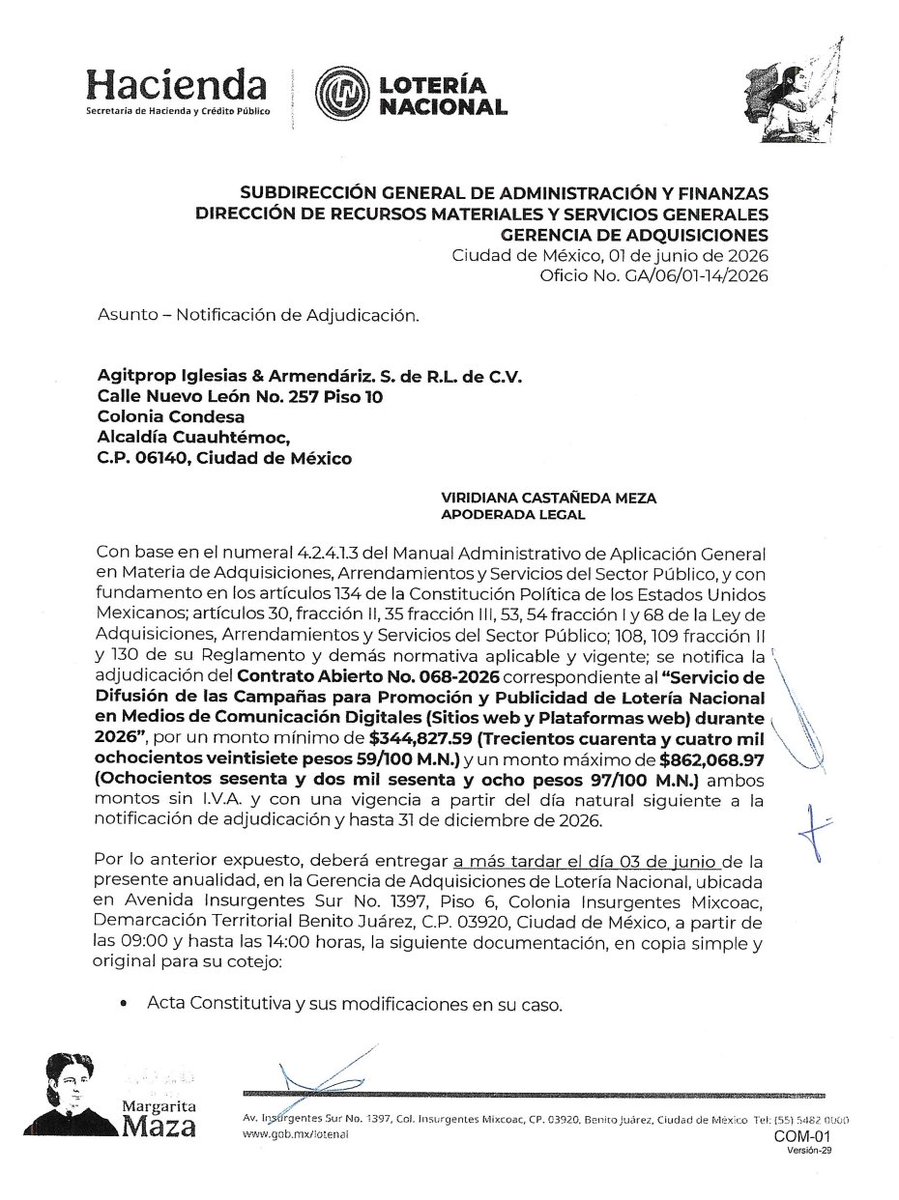 jorgegogdl's tweet photo. El gobierno federal le dio un nuevo contrato a la empresa del ultra izquierdista español @PabloIglesias a través de la @lotenal por 862 mil pesos el pasado 1 de Junio para @DiarioRedAmLat 

¿Eso no es intervención extranjera de la que tanto se queja Morena?, https://t.co/6vi8dS6FFD
