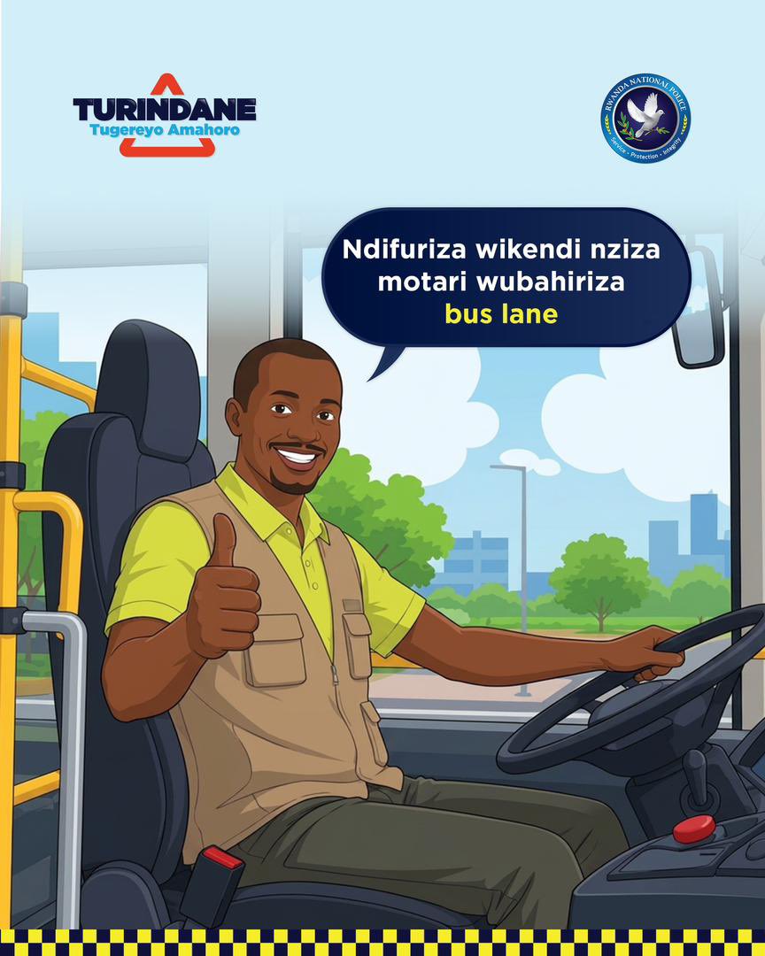 Rwandapolice's tweet photo. Nawe gira uwo musangiye umuhanda wifuriza Wikendi nziza.
#TurindaneTugereyoAmahoro https://t.co/5cviEw6Y9T