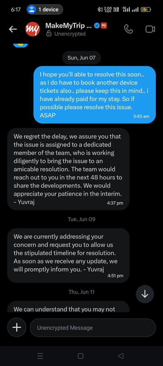 Ti22Amit's tweet photo. @makemytrip @makemytripcare Day 21-Still no refund.
Thai VietJet's own email confirms FULL refund for their cancellation. I shared this proof on Day 1.

MMT's response after 21 days?
"Eligible refund. 25-30 working days."

10+ broken 48hr promises. ₹29,000 blocked. 
#MakeMyTrip #RefundScam #ConsumerRights https://t.co/AoZWAzo9PO