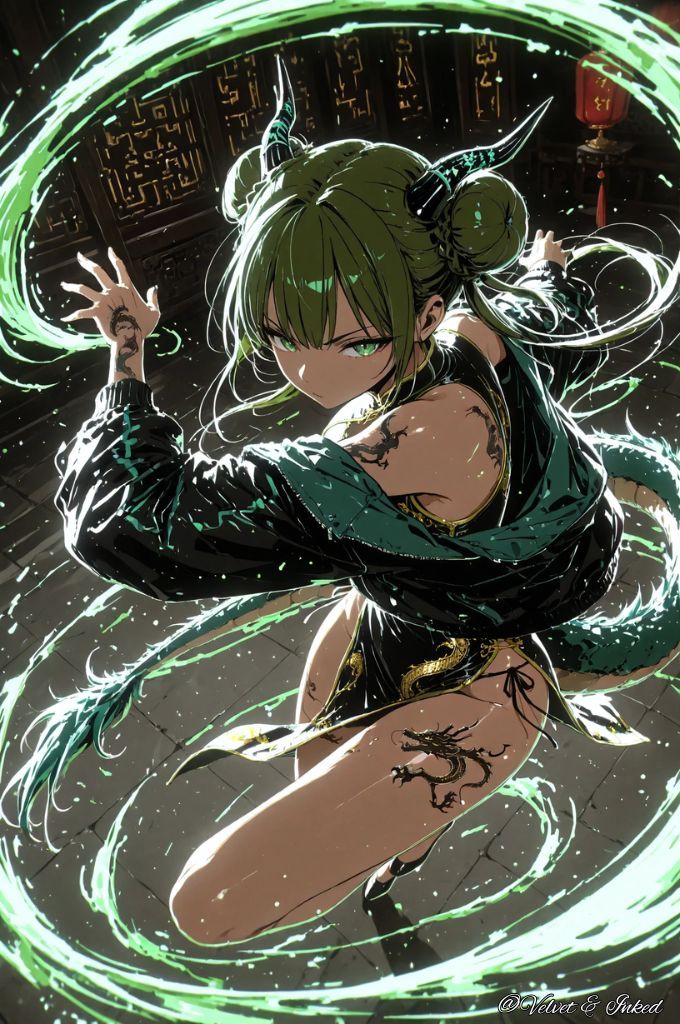 Velvet_Inked's tweet photo. 💚 #AIイラスト https://t.co/0xaNXsAtAM