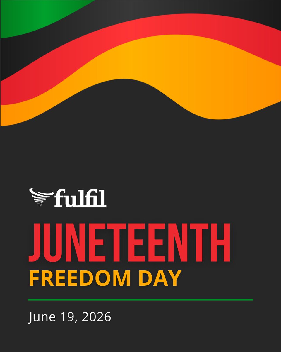 Fulfilstaffing's tweet photo. Today, Fulfil honors Juneteenth — a day to celebrate the freedom and resilience of the African American community. #Juneteenth https://t.co/ocKssfe5Vw