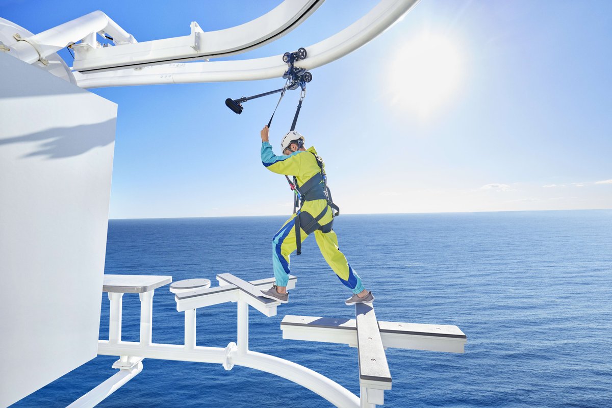 susan_stepinto's tweet photo. Are you ready to face your fears? Experience the adrenaline rush on Crown’s Edge onboard Icon of the Seas, where every step is a thrilling test of courage. Contact me to book your next adventure! #RoyalCaribbean #IconoftheSeas

#maststepintoadventurellc https://t.co/QXJPOK5rgm