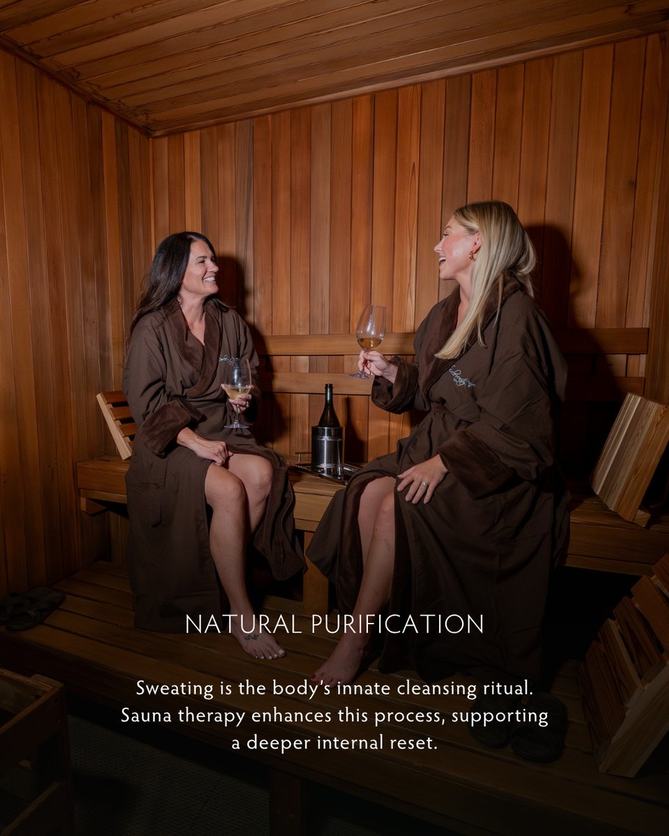 SolerenitySpa's tweet photo. Feeling run down? A few peaceful minutes in the sauna can help your body release, restore, and recharge, so you step out feeling lighter and more refreshed. ✨ #sauna https://t.co/aea3oIncBo