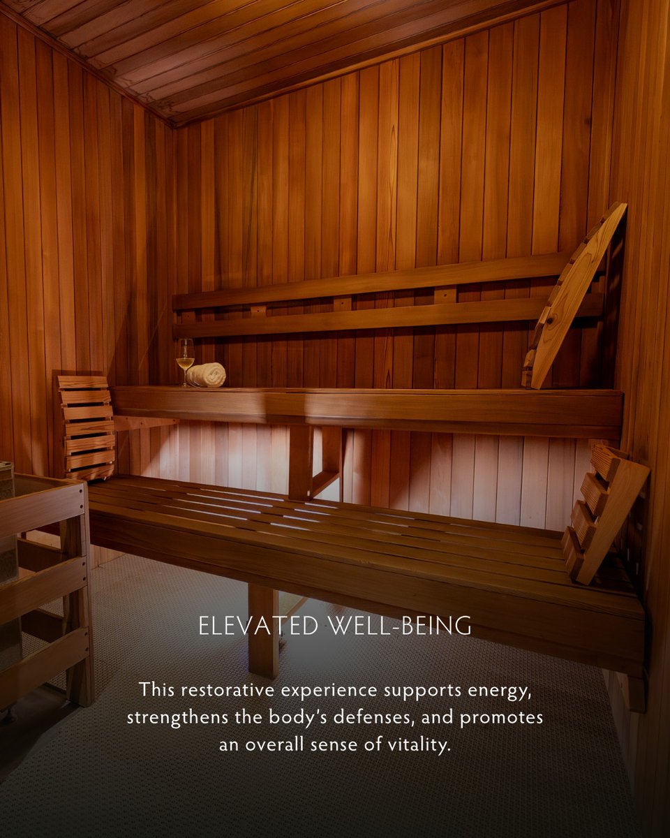 SolerenitySpa's tweet photo. Feeling run down? A few peaceful minutes in the sauna can help your body release, restore, and recharge, so you step out feeling lighter and more refreshed. ✨ #sauna https://t.co/aea3oIncBo