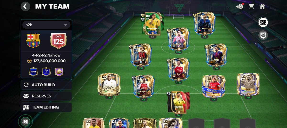 chotedaacsaab's tweet photo. @cfcbadge @purefootball_x Bro go for ronaldinho . Trust me . I have him . He's much smoother. One elastico and he's gone . Play him at double st ,  Goals every match . His weak foot doesn't feel like weak coz of finesse playstyles . 
 I was also confused . Went for him . More enjoyable card 🙌 https://t.co/4dZlaHLuvM