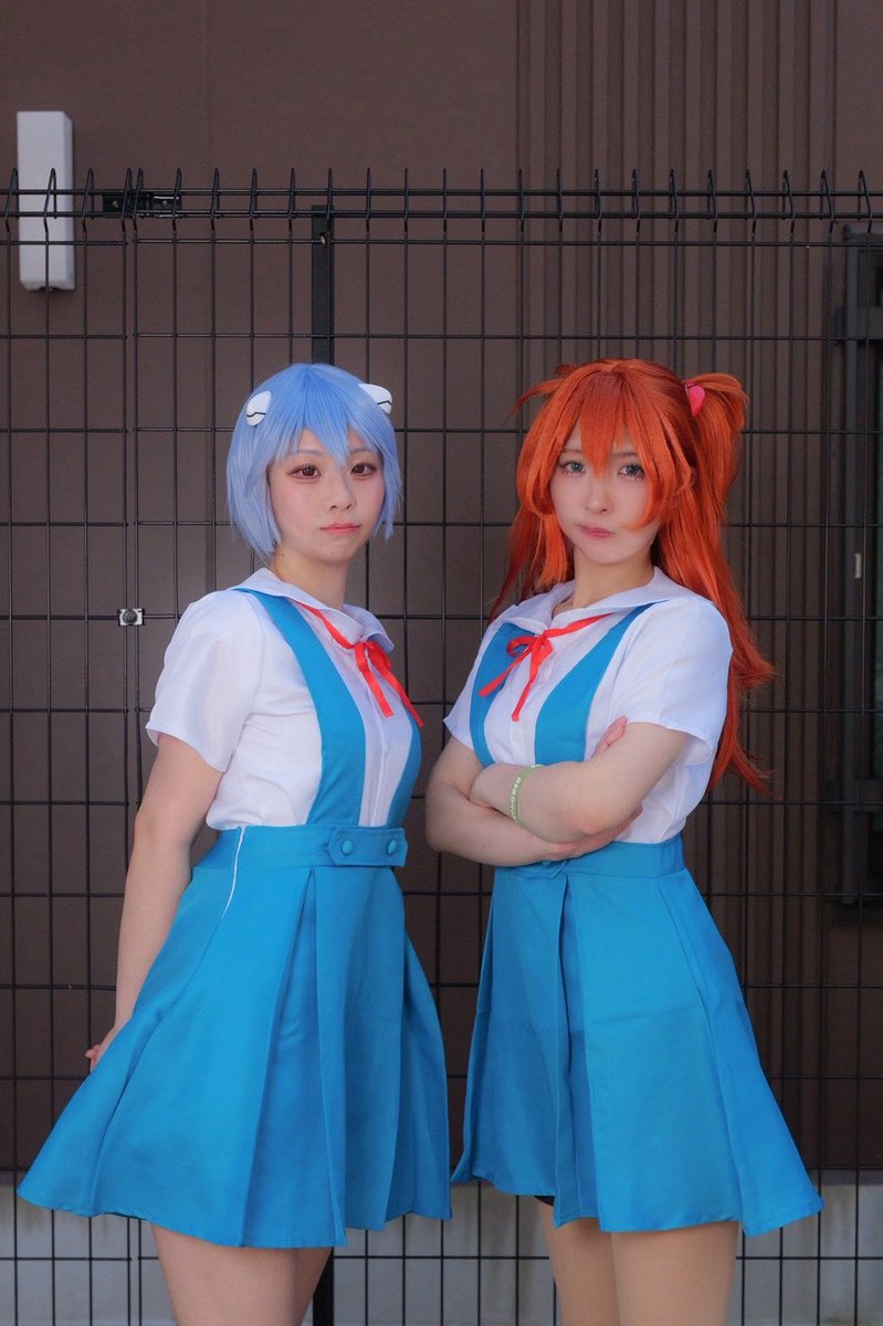 anon_choco1's tweet photo. コスプレ/cosplay 

Evangelion

🩵綾波レイ（@nemuhirame ）
🧡惣流・アスカ・ラングレー

📷にまつ様（@nimatu_photo ）
撮影いただきありがとうございました🙇🏻‍♀️💫

#ストフェス 
#ストフェス2026 
#日本橋ストリートフェスタ https://t.co/IbriEXv6aj