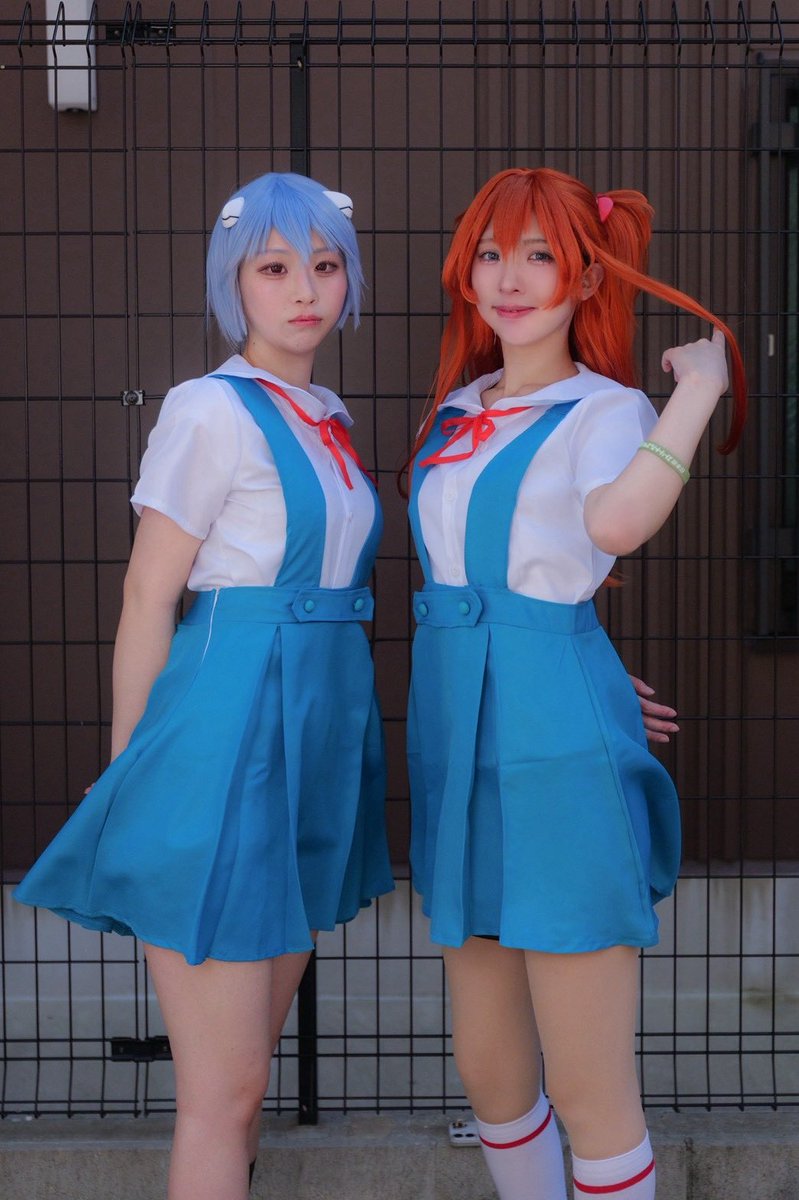anon_choco1's tweet photo. コスプレ/cosplay 

Evangelion

🩵綾波レイ（@nemuhirame ）
🧡惣流・アスカ・ラングレー

📷にまつ様（@nimatu_photo ）
撮影いただきありがとうございました🙇🏻‍♀️💫

#ストフェス 
#ストフェス2026 
#日本橋ストリートフェスタ https://t.co/IbriEXv6aj