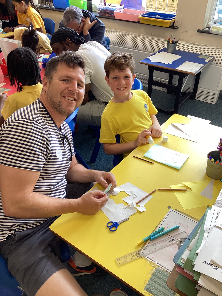 StMaryB17's tweet photo. Our Father’s Day workshop was bursting with colour, creativity and proud smiles. Kids crafting cards for their adults 🎨💙
#FathersDay #INSPIRE #Parents #Workshop https://t.co/nI6sOABy9U