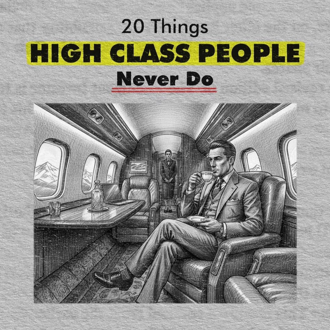 GloryOfMind's tweet photo. 20 THINGS HIGH CLASS PEOPLE Never Do

-Thread- https://t.co/QH2x4Ub3oi