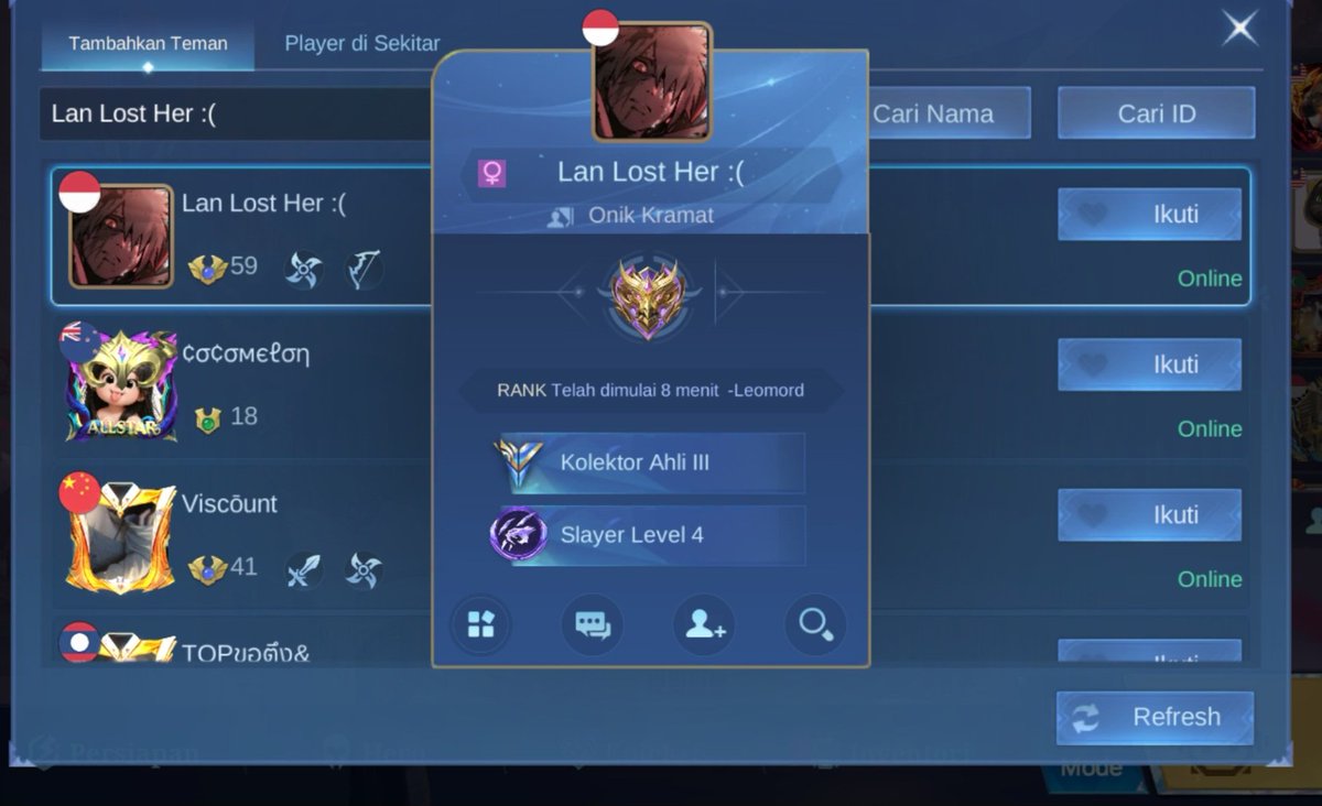 eella's tweet photo. @korneap Aku nyari id nya biar nyaman dah, blum dibalikin dan ga di respon, dia lagi sibuk main rank skrang kak wkwkwk https://t.co/3llNGbELxp