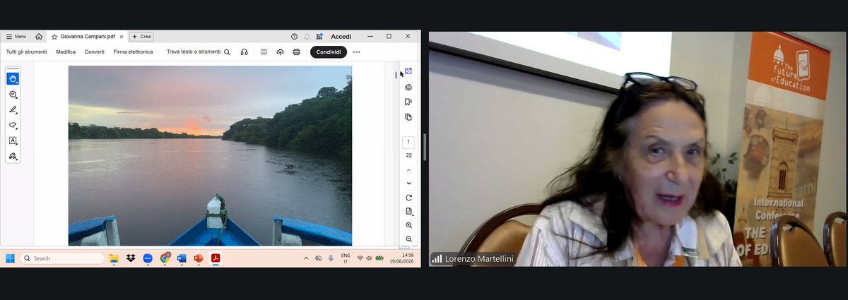 PixelFirenze's tweet photo. Giovanna   Campani presented 'Sustainability and Community Tourism in the Amazon Region:   The Experience of Santa Helena del Ingles. Collective and Individual Dynamics   and the Role of Education' https://t.co/8LD6vDyiNo #FOE2026 https://t.co/8YYD7UGqht