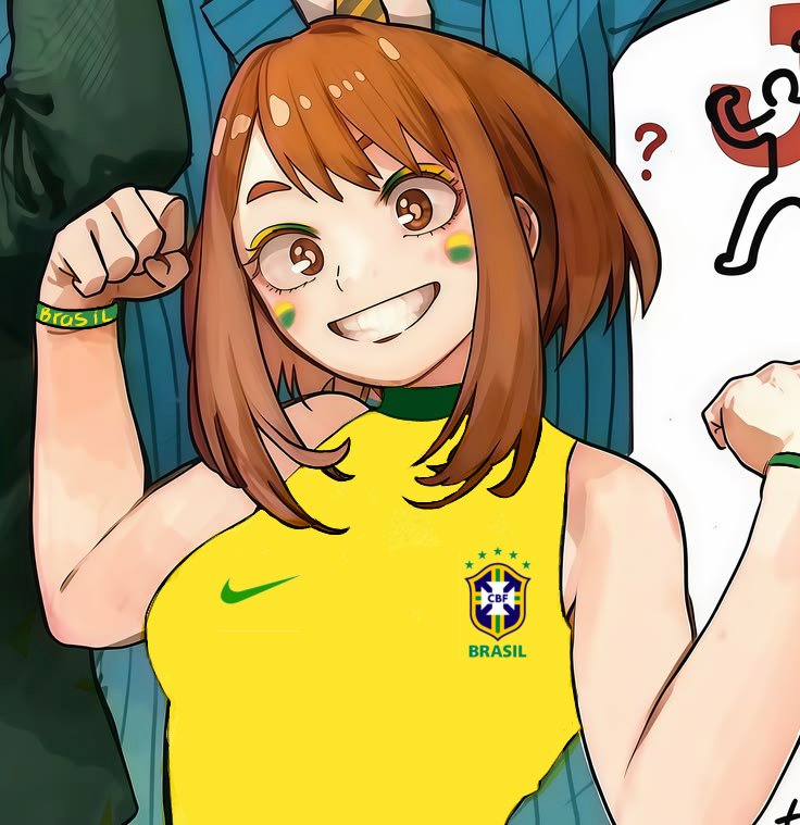 blasttoruz's tweet photo. PLUS ULTRA BRASIL! 
HOJE DAMOS NOSSO NOME 💚💛 https://t.co/fy9L92Ozq9
