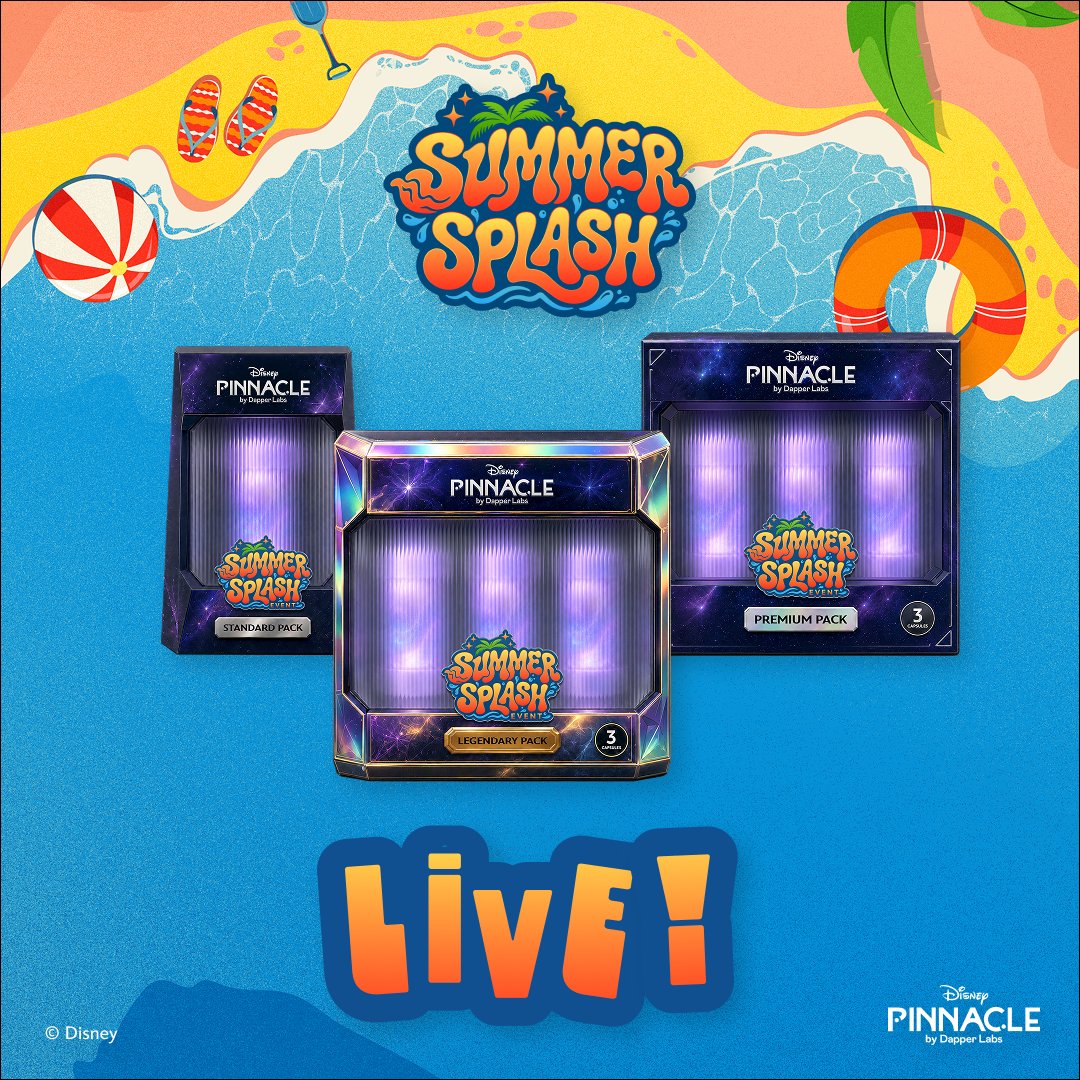 DisneyPinnacle's tweet photo. Summer Splash is LIVE. 🌊

Three Packs.

Toy Story LGE inside.

Closes June 26.

https://t.co/zRtJEEVLZa https://t.co/DYz48xZXCo
