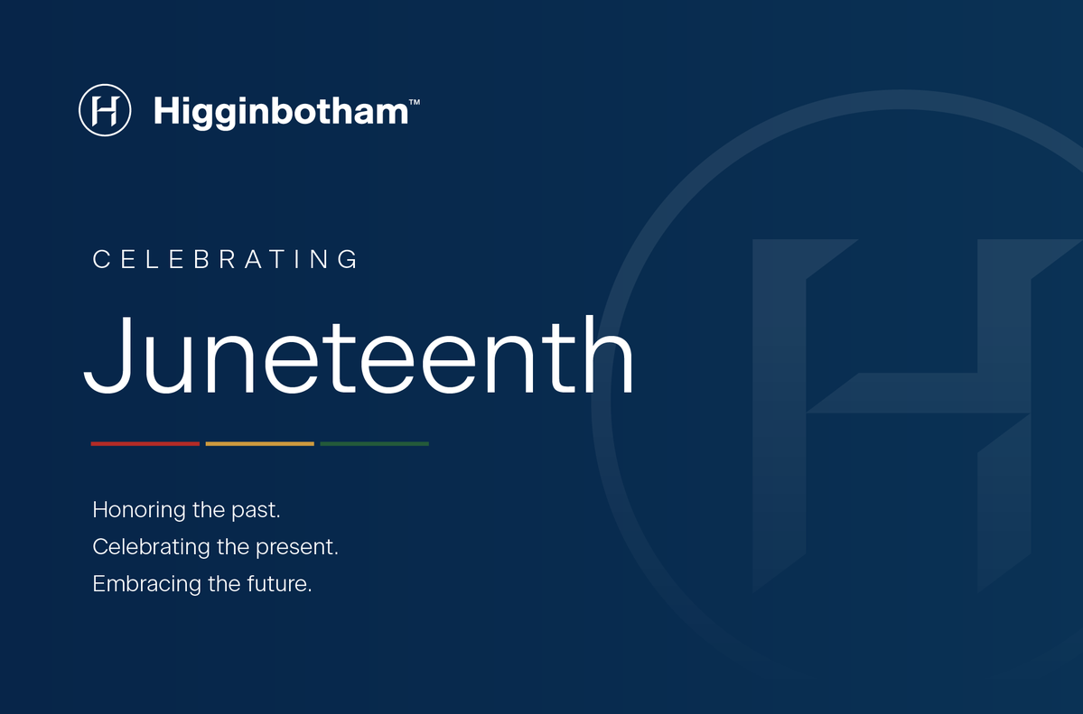 HigginbothamIns's tweet photo. On June 19, 1865, news of freedom reached the enslaved people of Texas, effectively ending slavery in the state. Today, we honor that moment and continue building stronger, more inclusive communities. Happy Juneteenth. https://t.co/TjC04j7Dn6