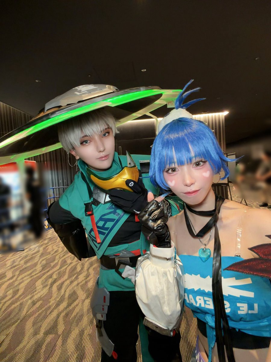 ponpon_pokiya's tweet photo. ��🦊キリコ⛩💓
💚👒ミズキ👒💚

#TMCUP 
#Cosplay 
#Overwatch 
#オーバーウォッチ
#OverwatchCosplay https://t.co/fSniyIyUrm