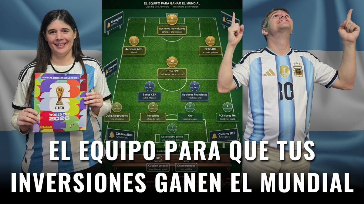 closingbelladv's tweet photo. El equipo para que tus inversiones ganen el Mundial ⚽🏆📈 https://t.co/rKYI85sz0w