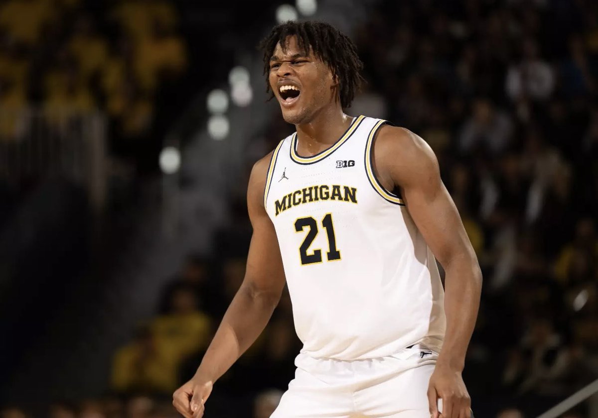 chas_post23's tweet photo. A trio of #Michigan players — Yaxel Lendeborg, Aday Mara and Morez Johnson Jr. — are projected to be selected in the first round of the 2026 #NBA Draft in New York on June 23!

Find out where each player is expected to be drafted.
https://t.co/UHdSX4kFIW https://t.co/FPVCeGIe9Y