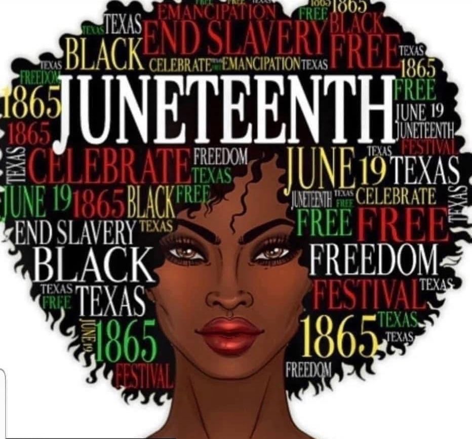 monlwalters's tweet photo. Happy Juneteenth! ♥️
#texasslaves #freedom #stillfighting https://t.co/28tsjLdZ3v
