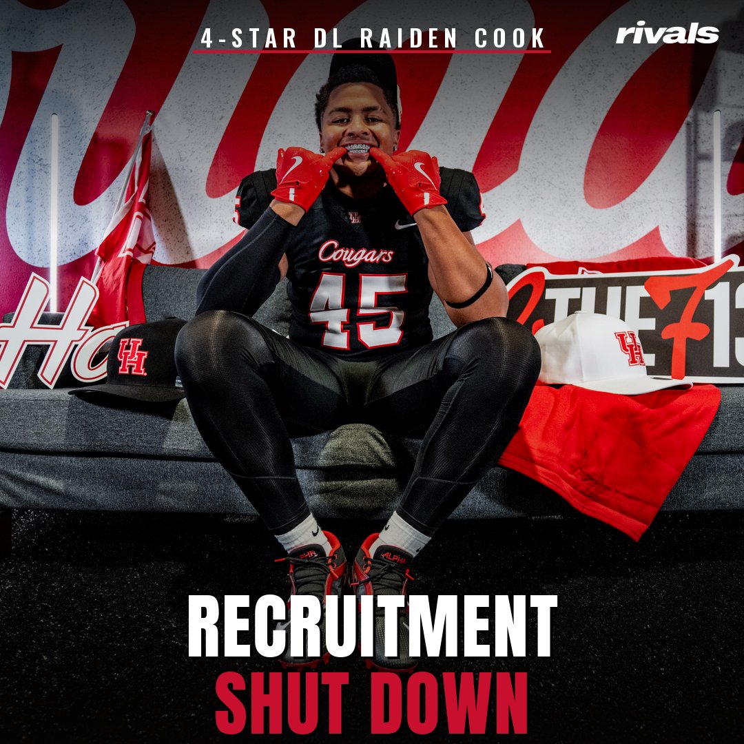 Best recruit in Houston's class shuts it down. Hinted at this at