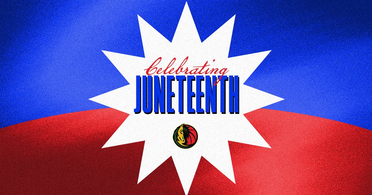 MavsOffCourt's tweet photo. A day of remembrance, reflection and celebration. Happy Juneteenth.

#MFFL https://t.co/H53iQwPE0S