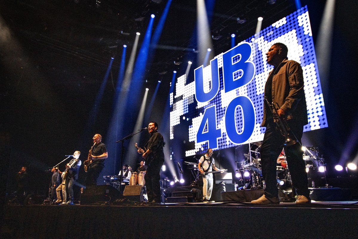 MandSBankArena's tweet photo. ⏪ This time last week we welcomed British reggae icons UB40 alongside special guests Maxi Priest and Aswad to Liverpool!

The band and special guests delivered yet another spectacular show making it a true celebration of British reggae on stage 🙌

📸 David Munn https://t.co/QgpJRaYbbF