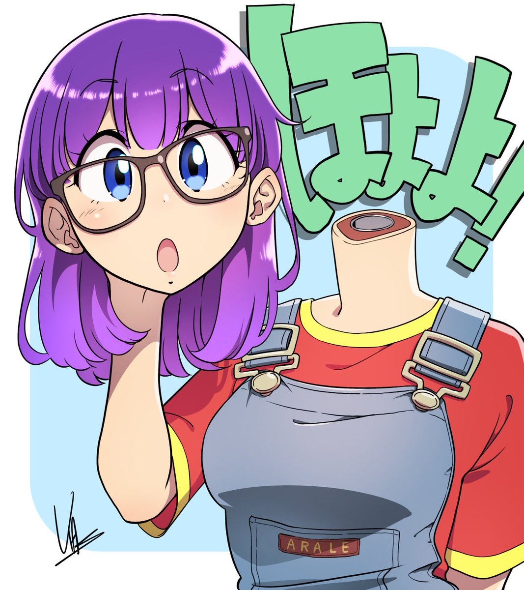 美術の時間です！今回のお題は「Dr.スランプ」です✨ アラレちゃんを