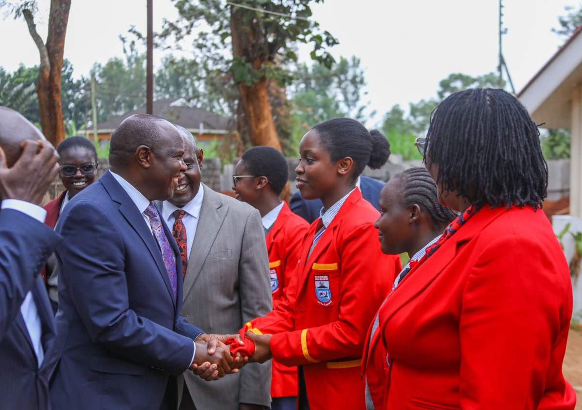 ololtuaa's tweet photo. I accompanied the Chief of Staff &amp; Head of Public Service, Mr. Felix Koskei, for the Thanksgiving and Prize-Giving Day at Maryhill Girls Senior School in Kiambu County. https://t.co/6nBSo8tl7Q