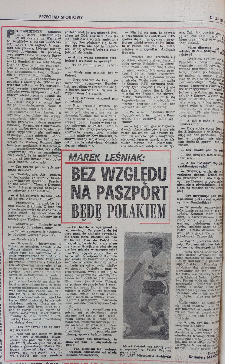 TomekGrabowski6's tweet photo. Przegląd Sportowy, 12.02.1990. https://t.co/GniwP6LPb3
