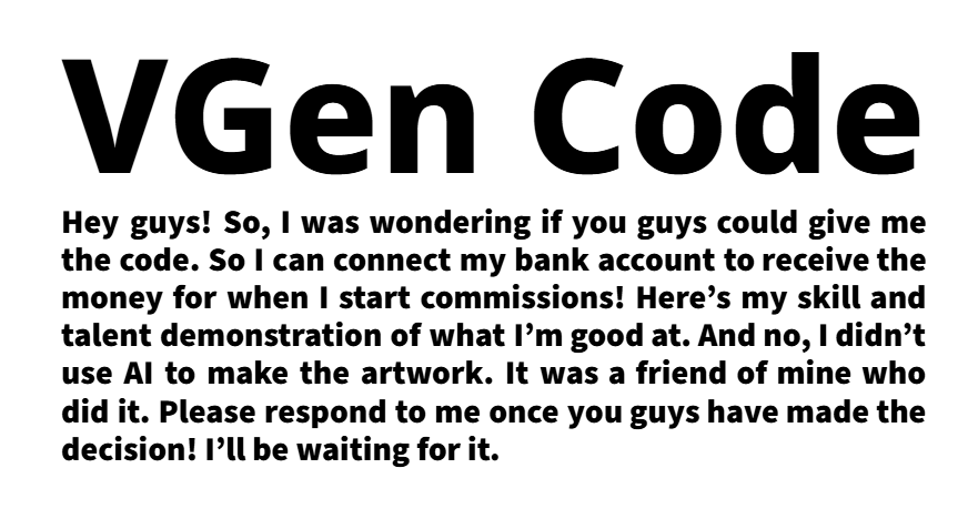 ZippyDarkShine's tweet photo. #VGenCode
https://t.co/4fiGRmYUS2 https://t.co/L8gXBHOQLL