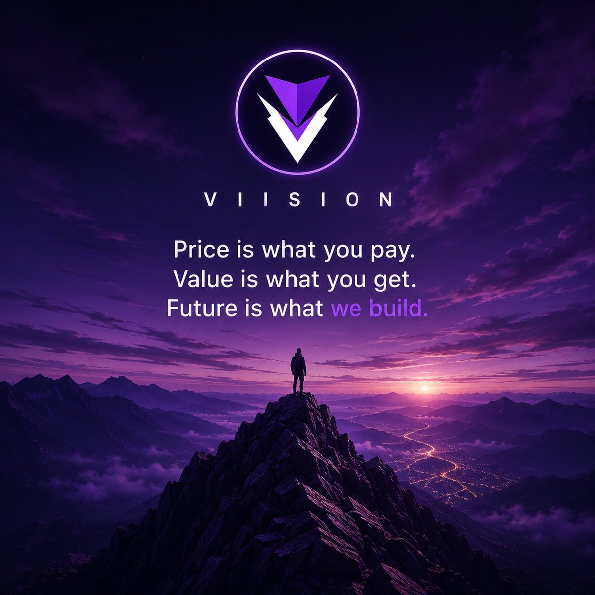 viision_io's tweet photo. Most people chase the next trend.
The smartest investors look beyond the noise and focus on long-term value, transparency, and conviction.
Price changes every day.
Value compounds over time.
π Build for the future.
#VIISION #Web3 #Crypto #Blockchain https://t.co/SdC5rwdF99